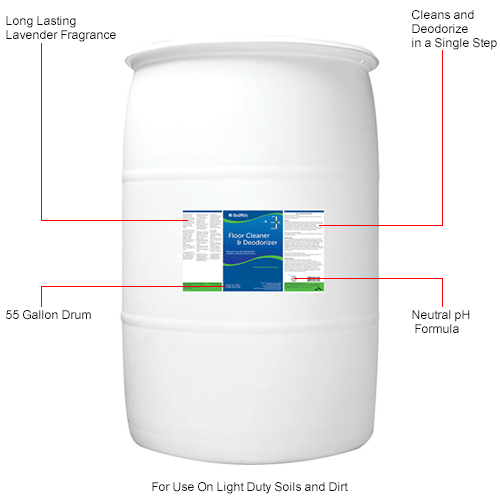 Global Industrial™ Floor Cleaner & Deodorizer, 55 Gallon Drum