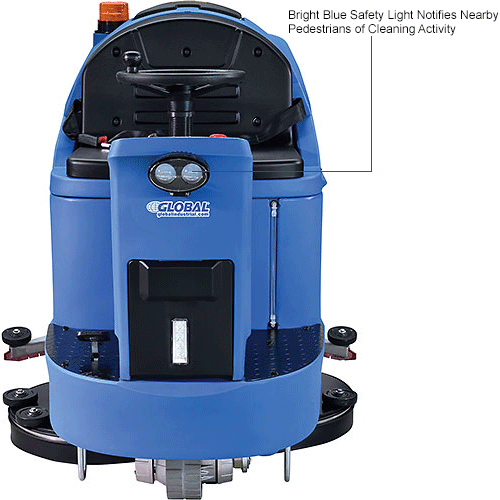 Global Industrial™ Auto RideOn Floor Scrubber, 40" Cleaning Path
