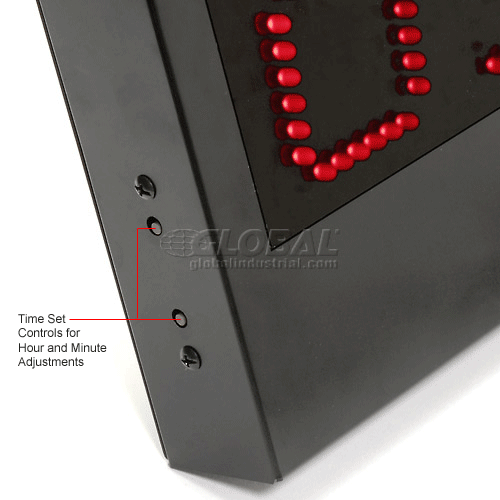 Global Industrial™ Wall Digital Clock 651307