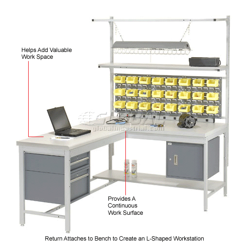 Work Bench Systems Fixed Height 36 Quot W X 24 Quot D Euro
