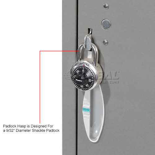 Capital® Locker Single Tier 12x18x72 1 Door Ready To Assemble Gray
																			