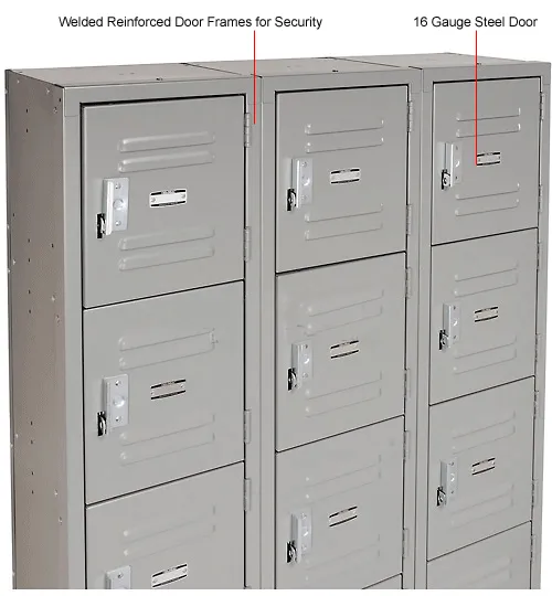Global Industrial™ Capital® 6-Tier 18 Door Box Locker, 36