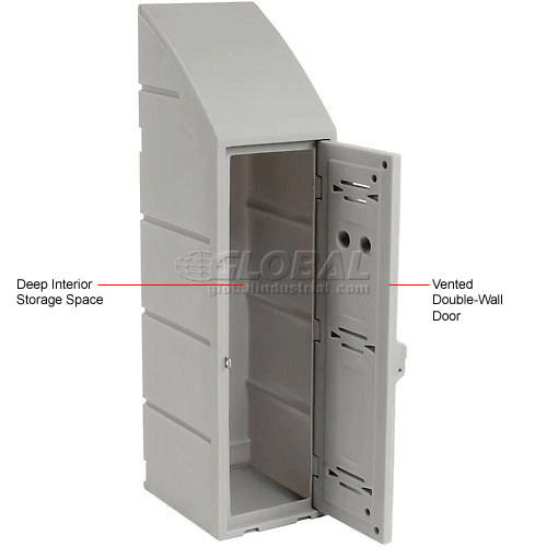 Box Plastic Locker for Double Tier
																			
