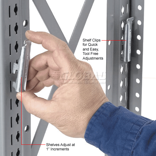 Shelving Steel Shelving Open Penco Steel Shelving 20 Ga 48"WX18
