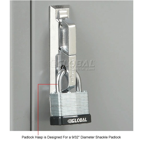 Paramount® Locker Double Tier 12x15x36 6 Door Assembled Gray
																			