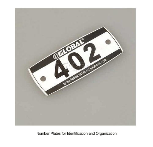 Number Plate Kit - Pkg Of 200 Numbered 300-499