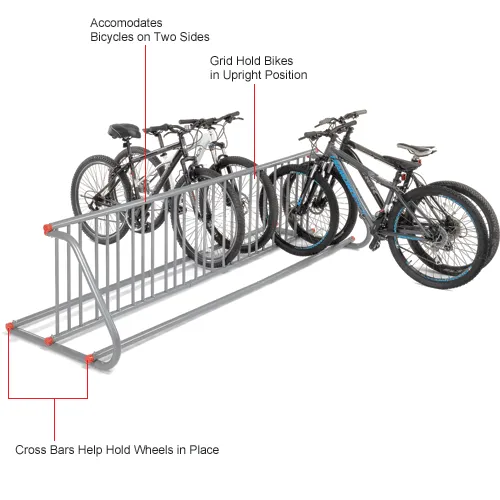 Grid outlet bike rack