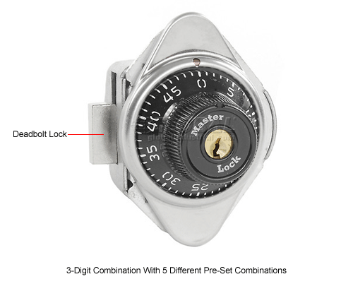 Master Lock Combination Locker Key 1630 1654 1652 1670 Control OEM Built in F984 