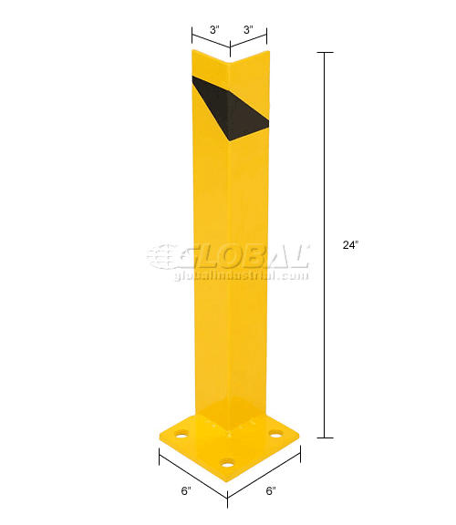 Global Industrial™ Overhead Door Track Protector 24 Inch High