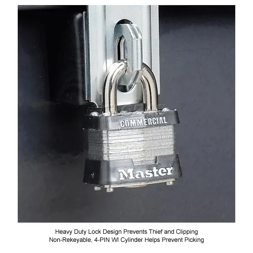 WANLIAN 40mm Compact Master Lock with 4 Keys, Champagne Gold, Keyed Padlocks  -  Canada