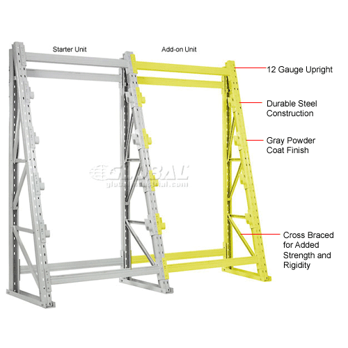 Global Industrial™ Reel Rack Add-On Unit 48