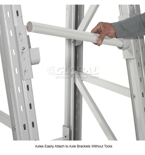 Global Industrial™ 36 Inch Long Axle Kit 653194