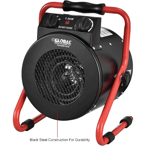 Global Industrial® Portable Electric Space Heater, 120V, 1500W
