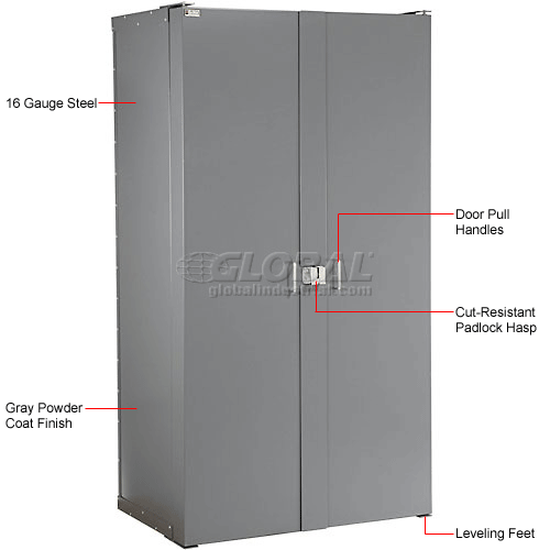 Security Cabinet With Premium Stacking Bins