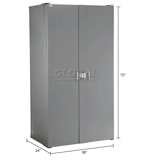 Valley Craft Bin & Shelf Cabinets - Deep Door, 48W x 78H / Half Bins