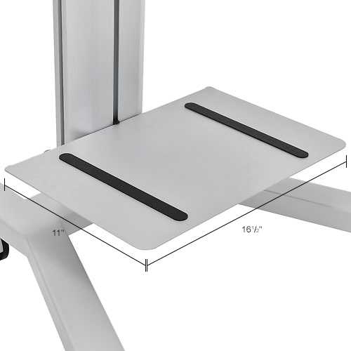 Printer Shelf For Global Industrial™ Mobile Height Adjustable Laptop
