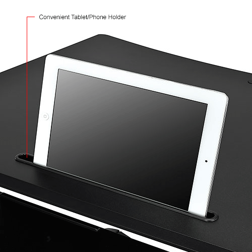 Ergonomic Sit Stand Desk & Monitor Mount Combo Kit - Dual Monitor, Full Width Keyboard
