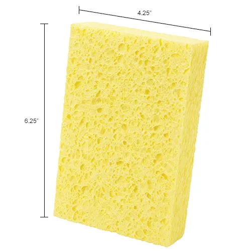 Éponge Professionnelle Scotch-Brite C31 - Jaune - Format 4.25 X 6 Pouces - Neuve