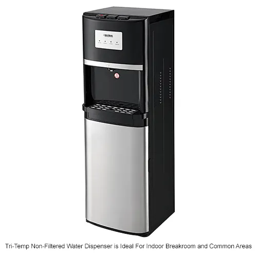 Global Industrial® Tri-Temp Non-Filtered Water Dispenser, Black