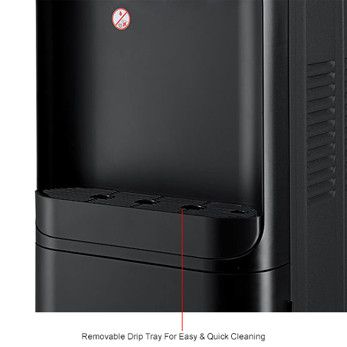 Global Industrial® TriTemp UVC Filter Water Dispenser, Black