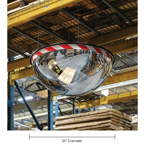Desperado！大型鏡 Global Industrial™ Full Dome Acrylic Warning Mirror, Indoor, 36