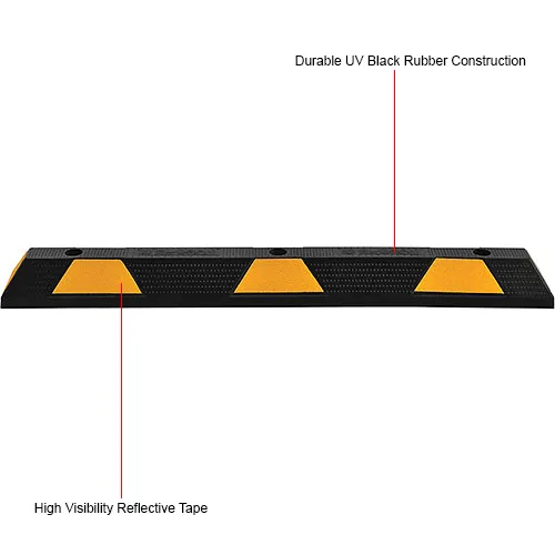 Global Industrial™ Rubber Parking Stop/Curb Block, 48