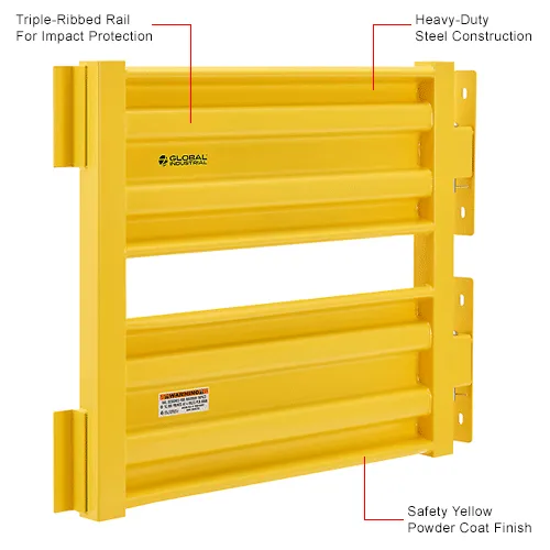 Global Industrial™ Self-Closing 3 Rib Guard Rail Safety Gate