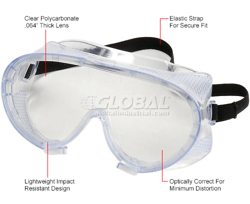 Impact Resistant Goggles - Standard
																			
