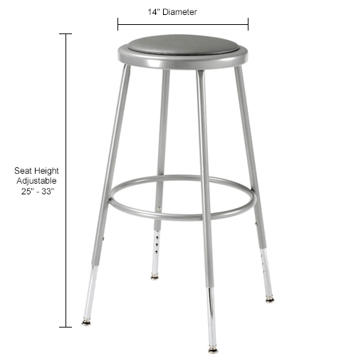 adjustable height workbench stool