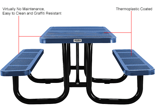 Postglobal Industrial Picnic Tables