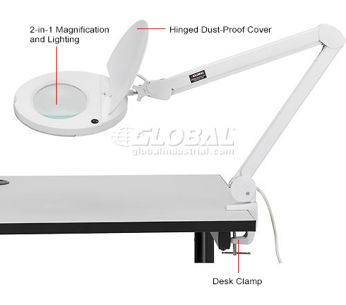 8 diopter led magnifying lamp