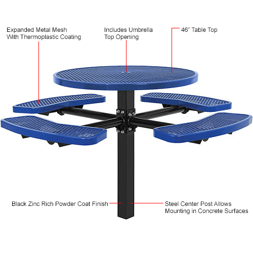 inground picnic tables