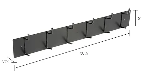 3-5 Hook Wall Mounted Stainless Steel Coat Rack – SPS FURNTIURE