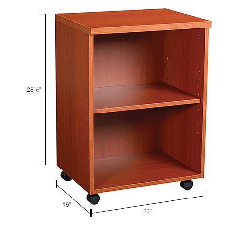 20" Wood Storage Cabinet - Cherry