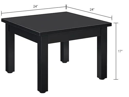 Interion® Wood End Table - 24 Interion® Wood End Table - 24
