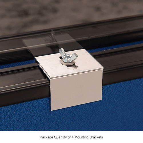 Acrylic Partition Extenders 59.5"W x 18"H 4/Pack