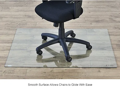 Flexible glass chair mat hot sale