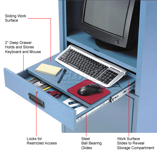 Computer Furniture Computer Cabinets Global Industrial 8482