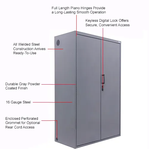 Global Industrial™ Configurable Electronic Locking Drawer Cabinet