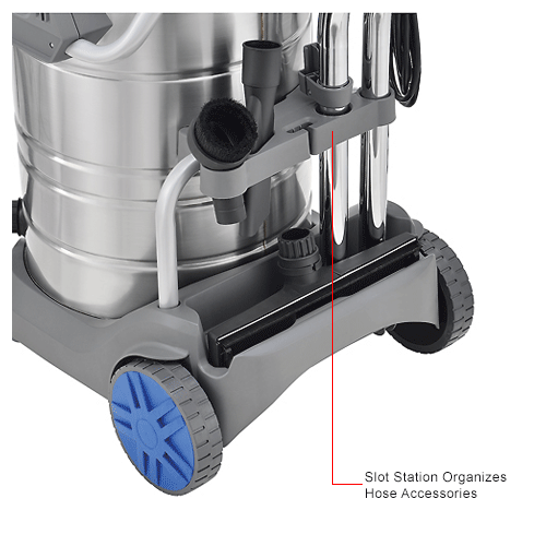 Global Industrial™ Stainless Steel HEPA Wet/Dry Vacuum, 21 Gallon Cap