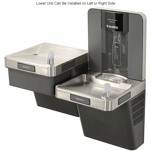 BiLevel Refrigerated Bottle Filling Station, Filtered, by Global
