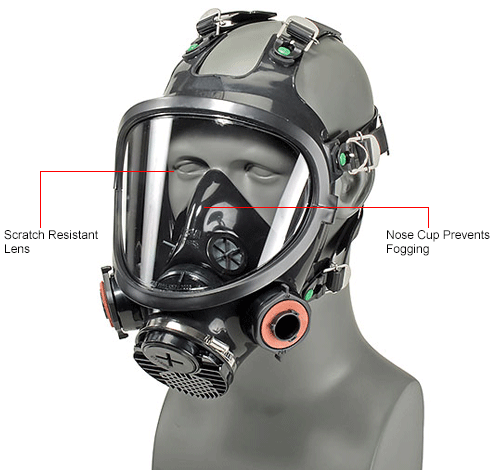 3M&#8482; Full Facepiece Reusable Respirators, Large, 7800S-L