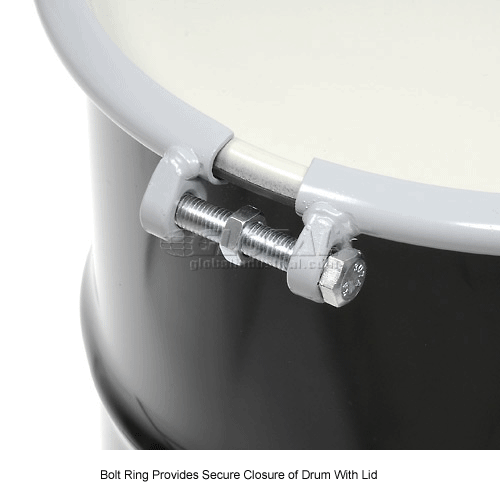 Global Industrial™ Carbon Steel Drum 55 Gallon Open Head with Epoxy