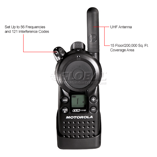 Motorola Solutions CLS1110 2Way Radio 1 Channel, 1 Watt