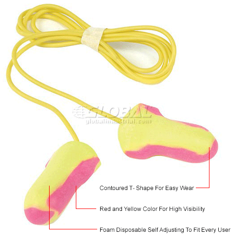 100 X Howard Leight LL30 Laser Lite Schiuma Con Filo Orecchio - Foto 4