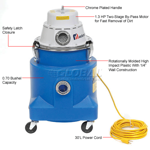 Mastercraft HEPA DryCanister Vacuum, 7 Gallon Cap. 795458