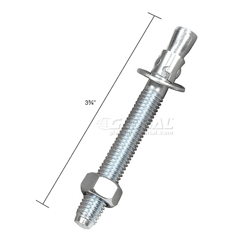 Pallet Rack Global Global Industrial™ Anchor Bolt 1/213 x 33/4
