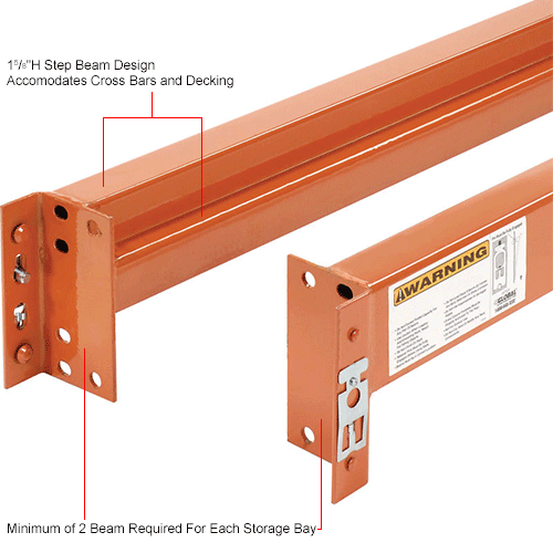 Global Industrial™ Teardrop Pallet Rack Starter, 48"W X 36"D X 96"H