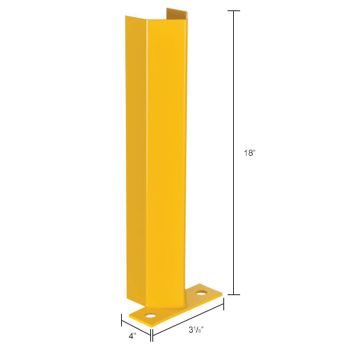 Global Industrial™ Pallet Rack Frame Guard 18 H Yellow