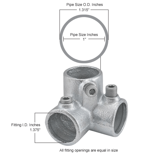 Global Pipe Fitting - Side Outlet Elbow 1" Dia.
																			